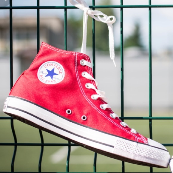 NWT Converse AdFabric AllStar Red HT M AUTHENTIC - Picture 6 of 8